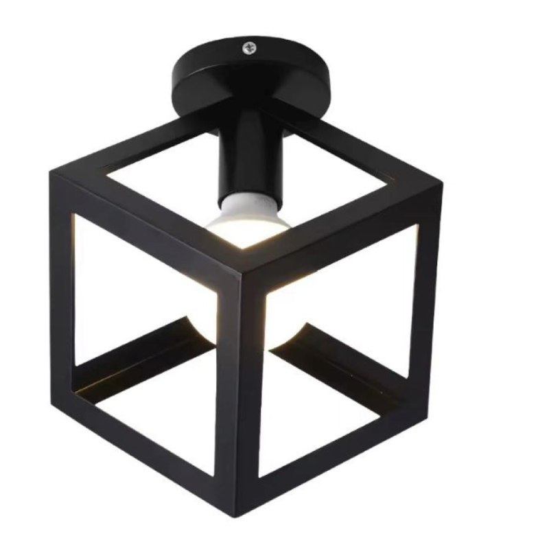 Plafon loft sześcian AT64-1SZ-Black – industrialny styl