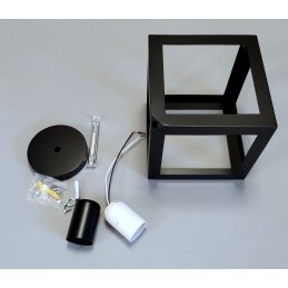 Plafon loft sześcian AT64-1SZ-Black – industrialny styl