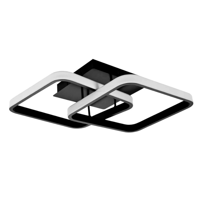Plafon LED kwadrat AT65-2SL-Black – nowoczesny i elegancki