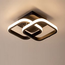 Plafon LED kwadrat AT65-2SL-Black – nowoczesny i elegancki