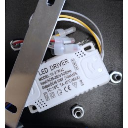 Plafon LED kwadrat AT65-2SL-Black – nowoczesny i elegancki