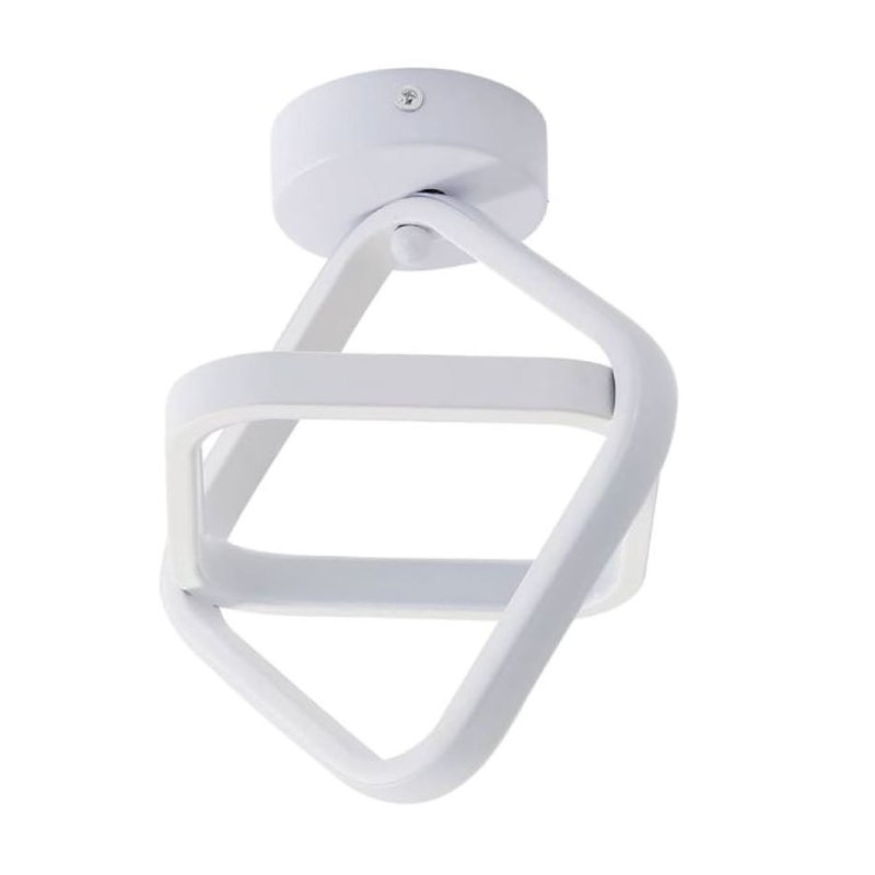 Plafon lampa LED sufitowa geometryczna metalowa AT69-2SL-White