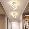 Plafon LED geometryczny AT71-2SL-White – elegancja i styl