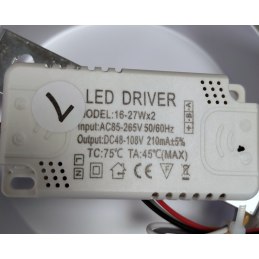 Plafon LED geometryczny AT71-2SL-White – elegancja i styl