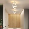 Plafon LED geometryczny AT71-2SL-White – elegancja i styl