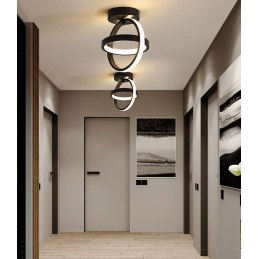 Plafon LED geometryczny AT72-2SL-Black – nowoczesny styl