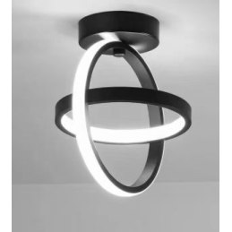 Plafon LED geometryczny AT72-2SL-Black – nowoczesny styl