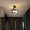 Plafon LED geometryczny AT72-2SL-Black – nowoczesny styl