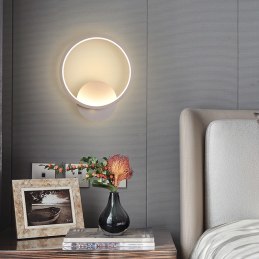 Kinkiet lampa LED okrąg AT75-1KL-White – nowoczesny i elegancki