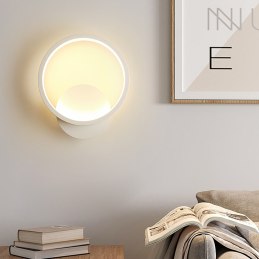 Kinkiet lampa LED okrąg AT75-1KL-White – nowoczesny i elegancki