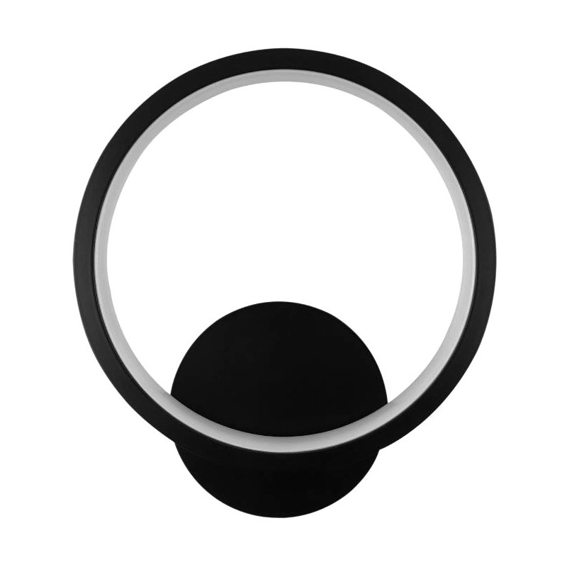 Kinkiet lampa LED okrąg AT76-1KL-Black – elegancki i nowoczesny