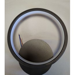 Kinkiet lampa LED okrąg AT76-1KL-Black – elegancki i nowoczesny