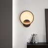 Kinkiet lampa LED okrąg AT76-1KL-Black – elegancki i nowoczesny