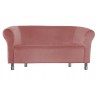 Sofa Milo MG58 róż indyjski nogi chrom