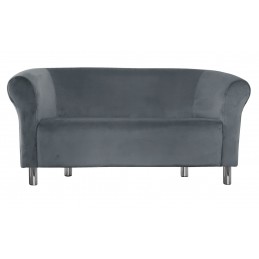 Sofa Milo BL14 szary, nogi chrom