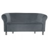 Sofa Milo BL14 szary nogi chrom