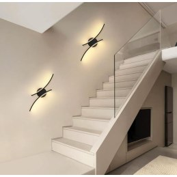 Kinkiet lampa LED liniowa AT79-2KL-Black – nowoczesny styl