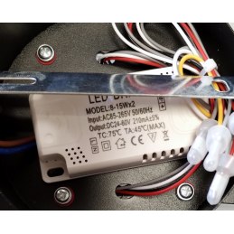 Kinkiet lampa LED liniowa AT79-2KL-Black – nowoczesny styl