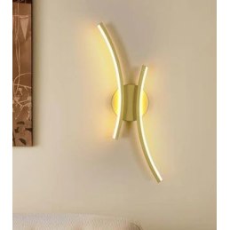 Kinkiet lampa LED liniowa AT79-2KL-Gold – elegancki styl