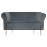 Sofa Milo BL14 szary nogi 20 białe