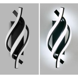 Kinkiet lampa LED spirala AT81-3KL-Black – elegancki i nowoczesny