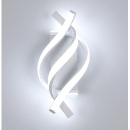 Kinkiet lampa LED spirala AT81-3KL-White – nowoczesny styl