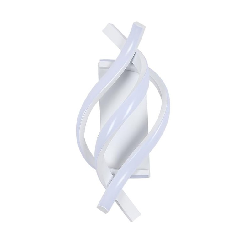 Kinkiet lampa LED spirala AT81-3KL-White – nowoczesny styl