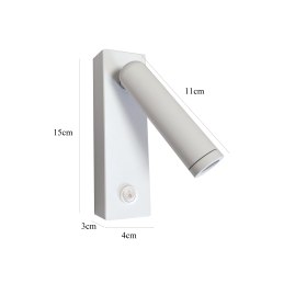 Kinkiet lampa LED punktowa AT82-1KL-White – nowoczesny styl