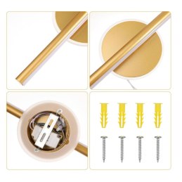 Kinkiet lampa LED AT83-1KL-Gold – nowoczesny i elegancki styl