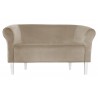 Sofa Milo MG09 szary beż nogi 20 białe