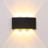 Kinkiet lampa LED elewacyjna AT86-3KL-Black – elegancki styl