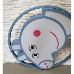 Plafon lampa LED AT91-PEPA BLUE – eleganckie i nowoczesne światło