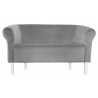 Sofa Milo MG17 szary nogi 20 białe