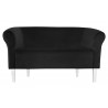 Sofa Milo MG19 czarny nogi 20 białe