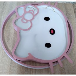Plafon lampa LED AT89-KITTY PINK – stylowe oświetlenie