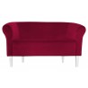 Sofa Milo MG31 czerwony nogi 20 białe