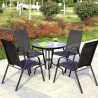 Zestaw 3 krzeseł ogrodowych Patio C-281