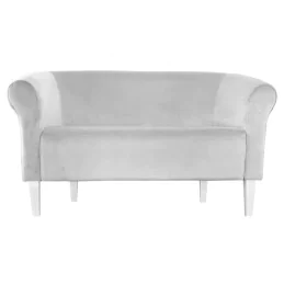 Sofa Milo MG39 jasny szary z białymi nogami