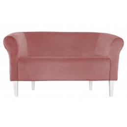 Sofa Milo MG58 róż indyjski z białymi nogami