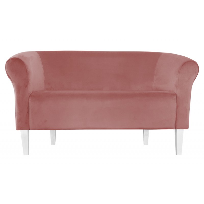 Sofa Milo MG58 róż indyjski z białymi nogami