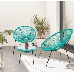 Zestaw mebli ogrodowych Acapulco 2 krzesła + stolik TURKUS
