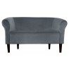 Sofa Milo BL14 szara, nogi venge