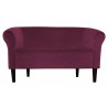 Sofa Milo MG02 śliwka nogi 20 venge