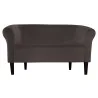 Sofa Milo MG05 brąz z nogami venge