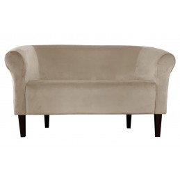 Sofa Milo MG09 Velvet szary beż z nogami venge