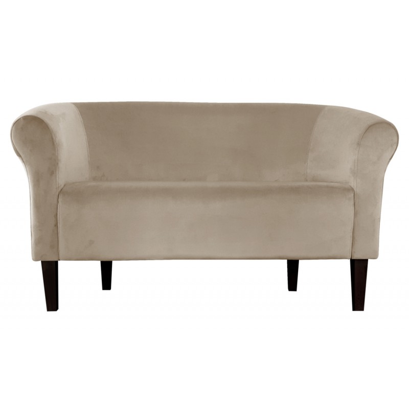 Sofa Milo MG09 Velvet szary beż z nogami venge
