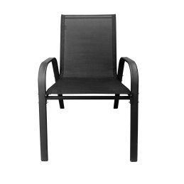 Zestaw mebli ogrodowych stół szklany T25 prostokątny 120x80+ 4 krzesła PATIO do ogrodu na balkon