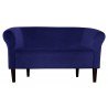 Sofa Milo MG16 granatowy, nogi venge