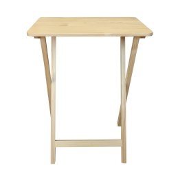 Wakacyjna Strefa Komfortu – 2 Leżaki z Drewnianym Stolikiem składanym BOHO