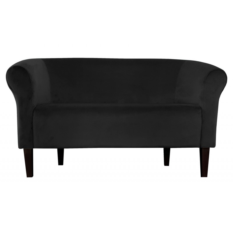 Sofa Milo MG19 czarna, nogi venge